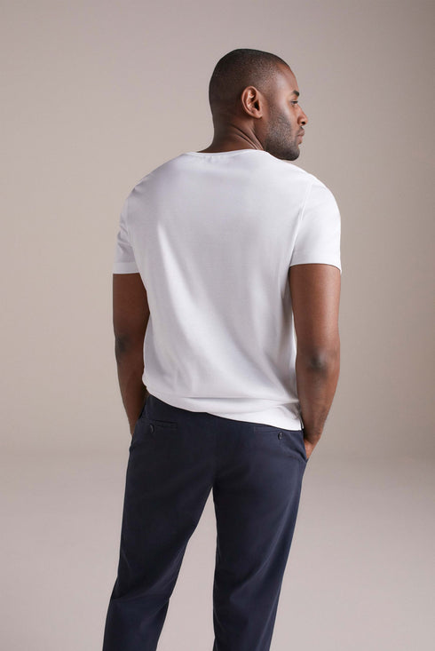 Van Laack heren t-shirts wit