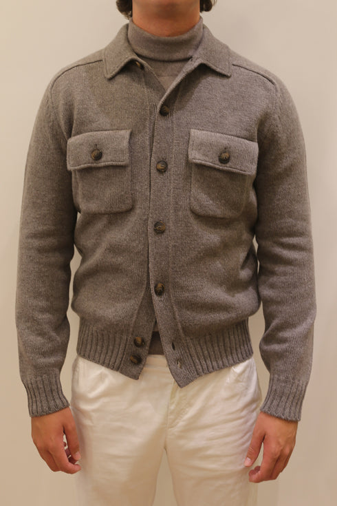 Vest Polokraag - Zand
