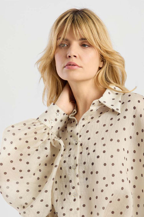 Blouse - Ecru Bruin